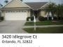 【奥兰多房产】2卧2卫独栋别墅3420 Idlegrove Ct,Orlando,FL 32822